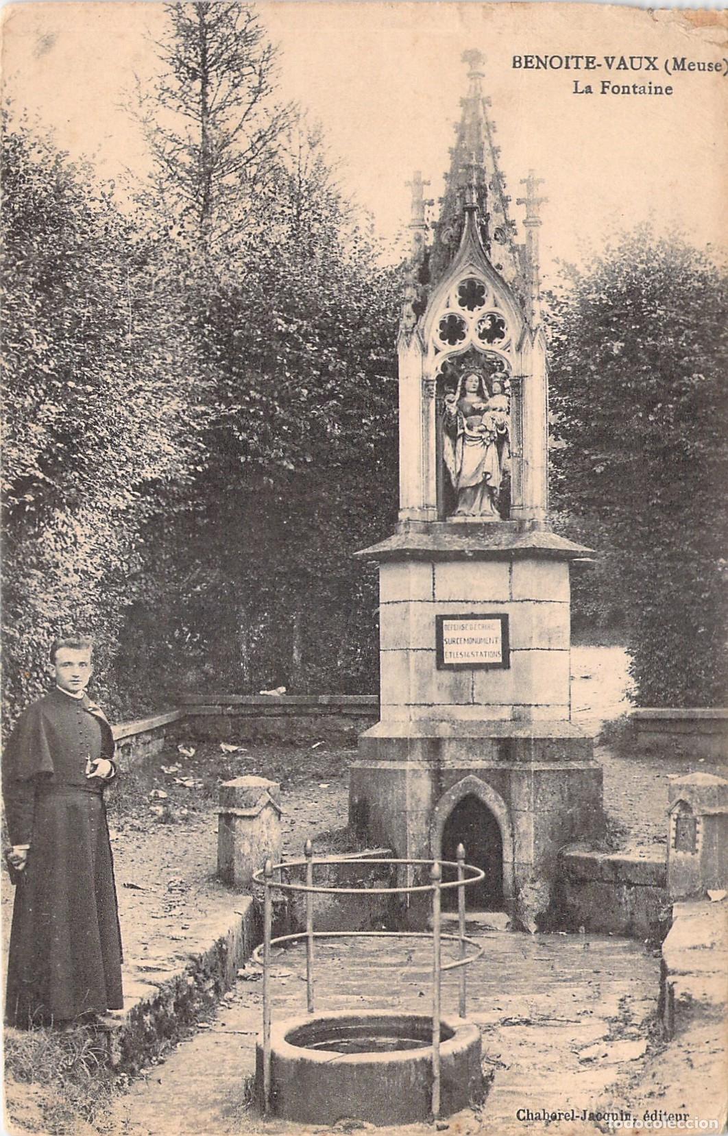 Postales: Postal de la Fuente de Beno&icirc;te-Vaux, Meuse, Francia