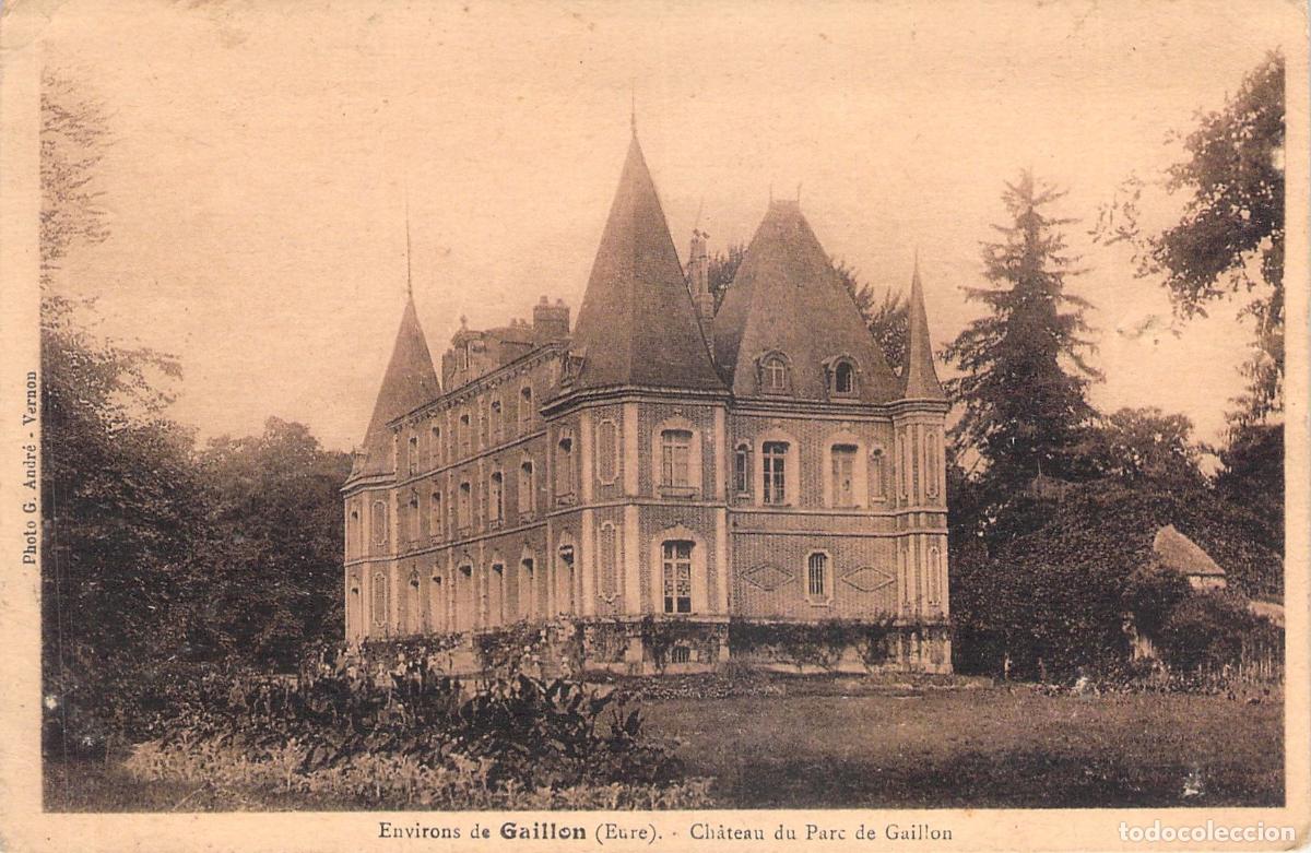 Postales: Postal Castillo del Parque de Gaillon Eure Francia