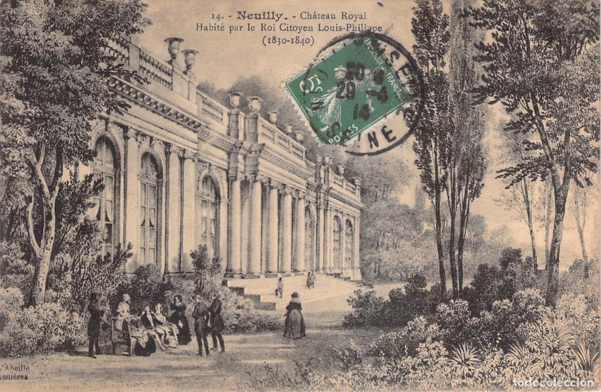 Postales: Postal Castillo Real de Neuilly Francia Ch&acirc;teau Royal