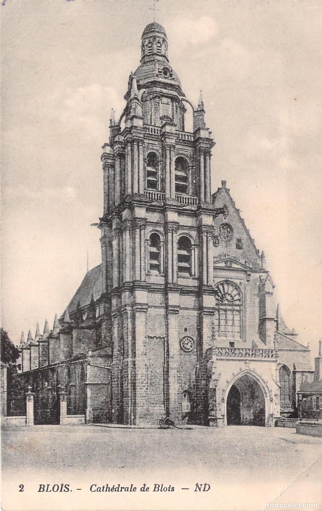 Postales: Tarjeta Postal de la Catedral de Blois, Francia