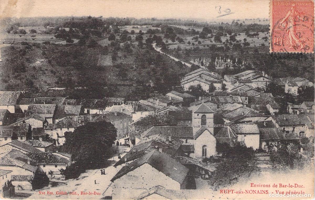 Postales: Postal de Vista General de Rupt-aux-Nonains, Bar-le-Duc, Francia