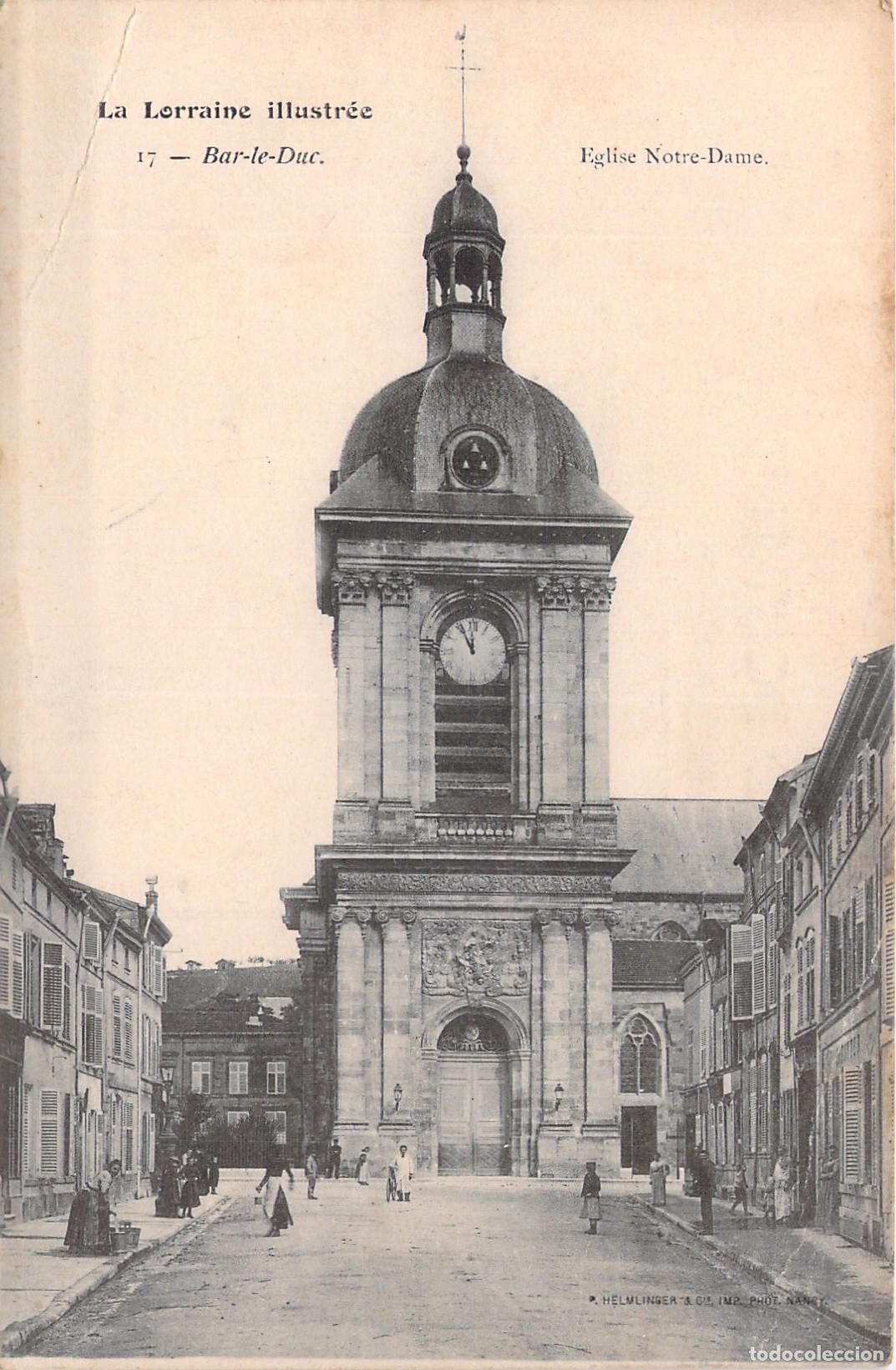Postales: Postal de la Iglesia de Notre-Dame en Bar-le-Duc, Francia