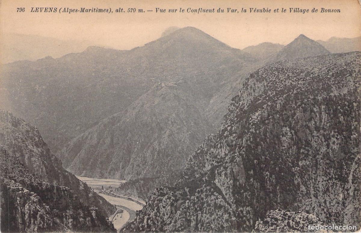 Postales: Postal de Levens, Alpes Mar&iacute;timos y Confluencia del Var