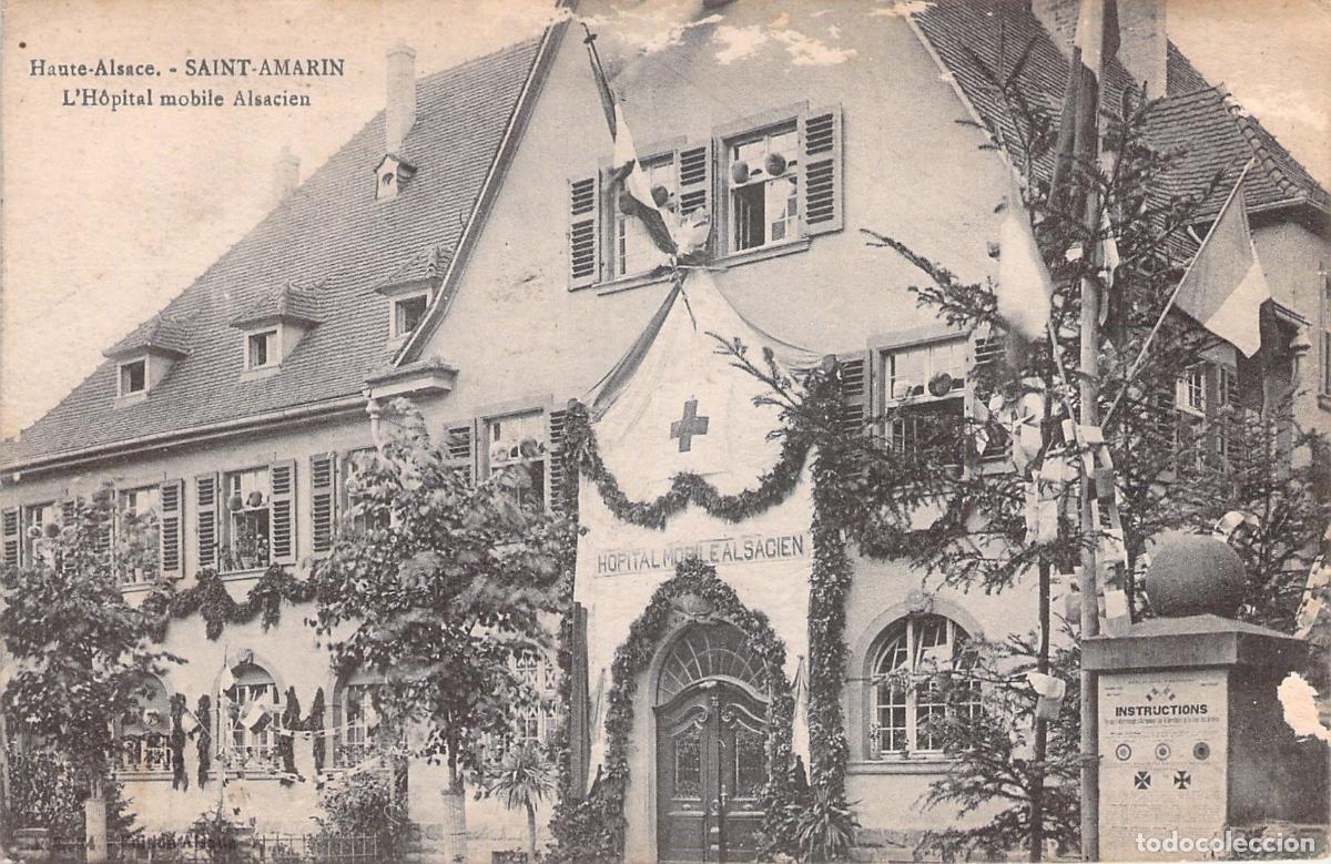 Postales: Postal Hospital M&oacute;vil Alsaciano en Saint-Amarin Cruz Roja
