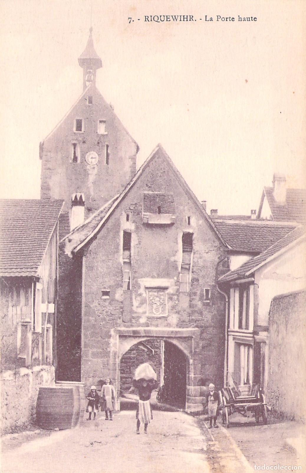 Postales: Postal de la Porte Haute en Riquewihr Alsacia Francia