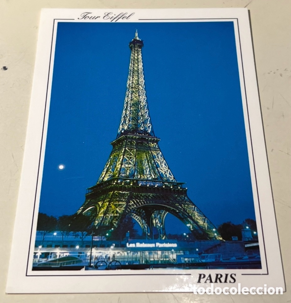 Postales: Postal. La Tour Eiffel. Par&iacute;s. Francia. A&ntilde;os 90.