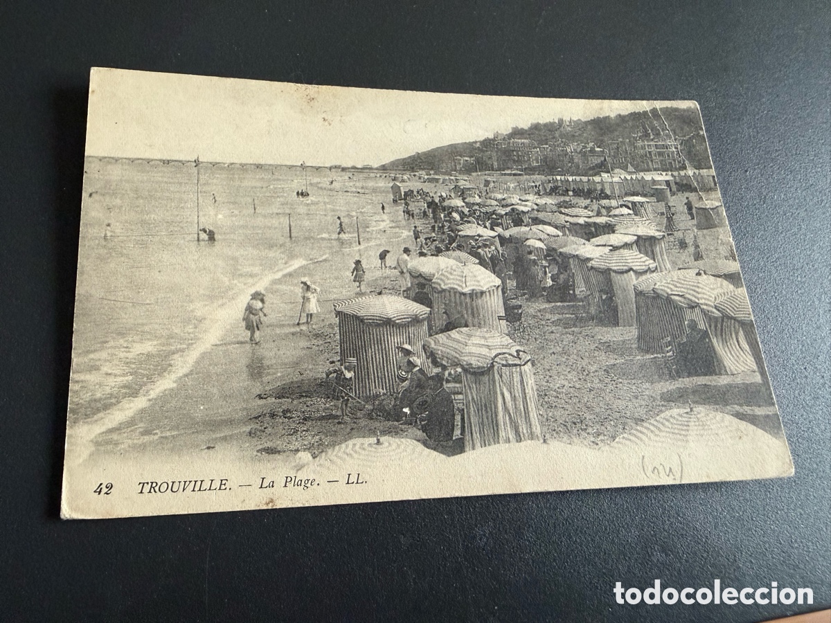 Postales: Postal. TROUVILLE ( Francia ). La Plage