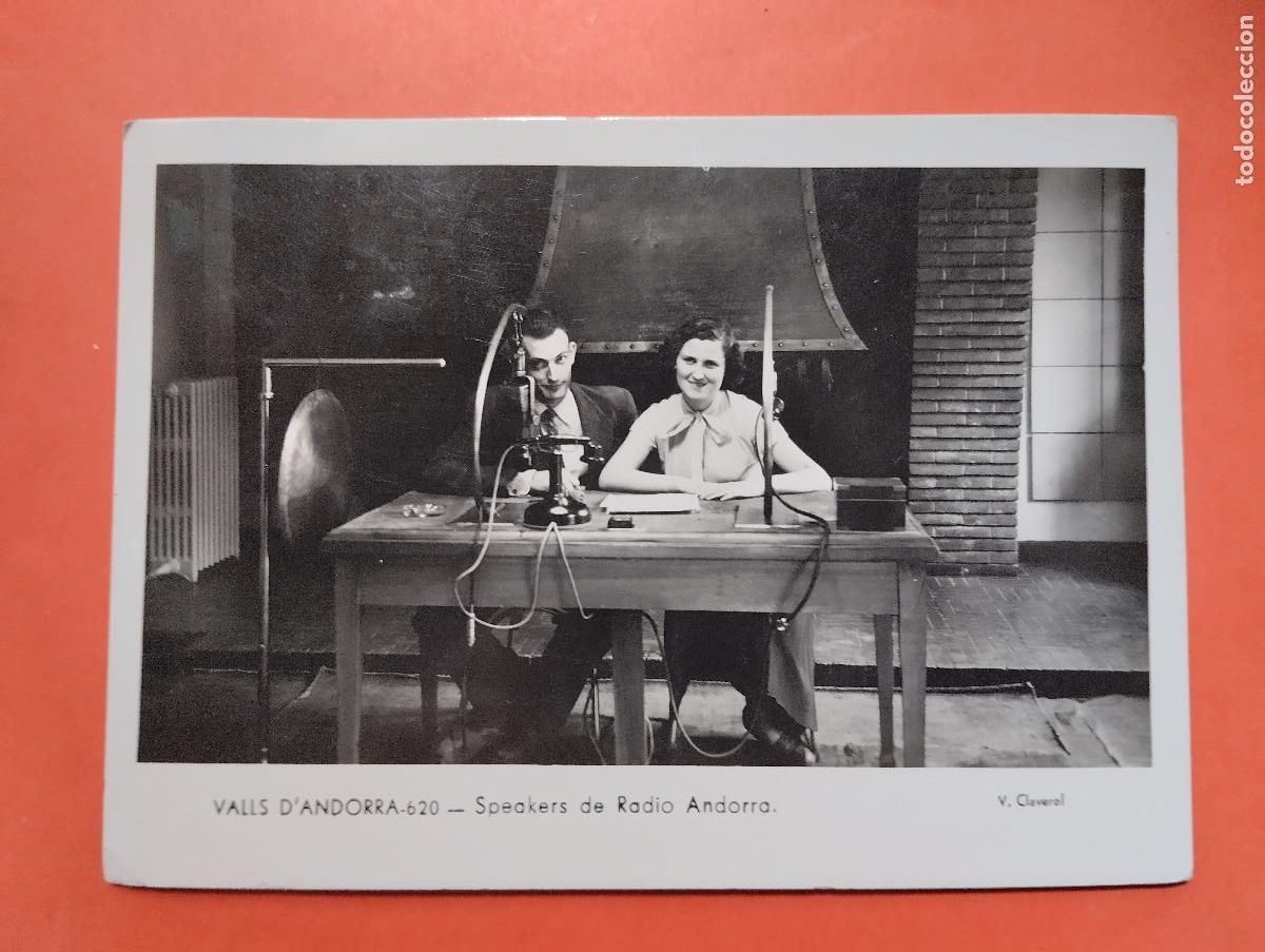 Postales: ANDORRA-SPEAKERS DE RADIO ANDORRA-620-V.CLAVEROL-FOTOGRAFICA-POSTAL