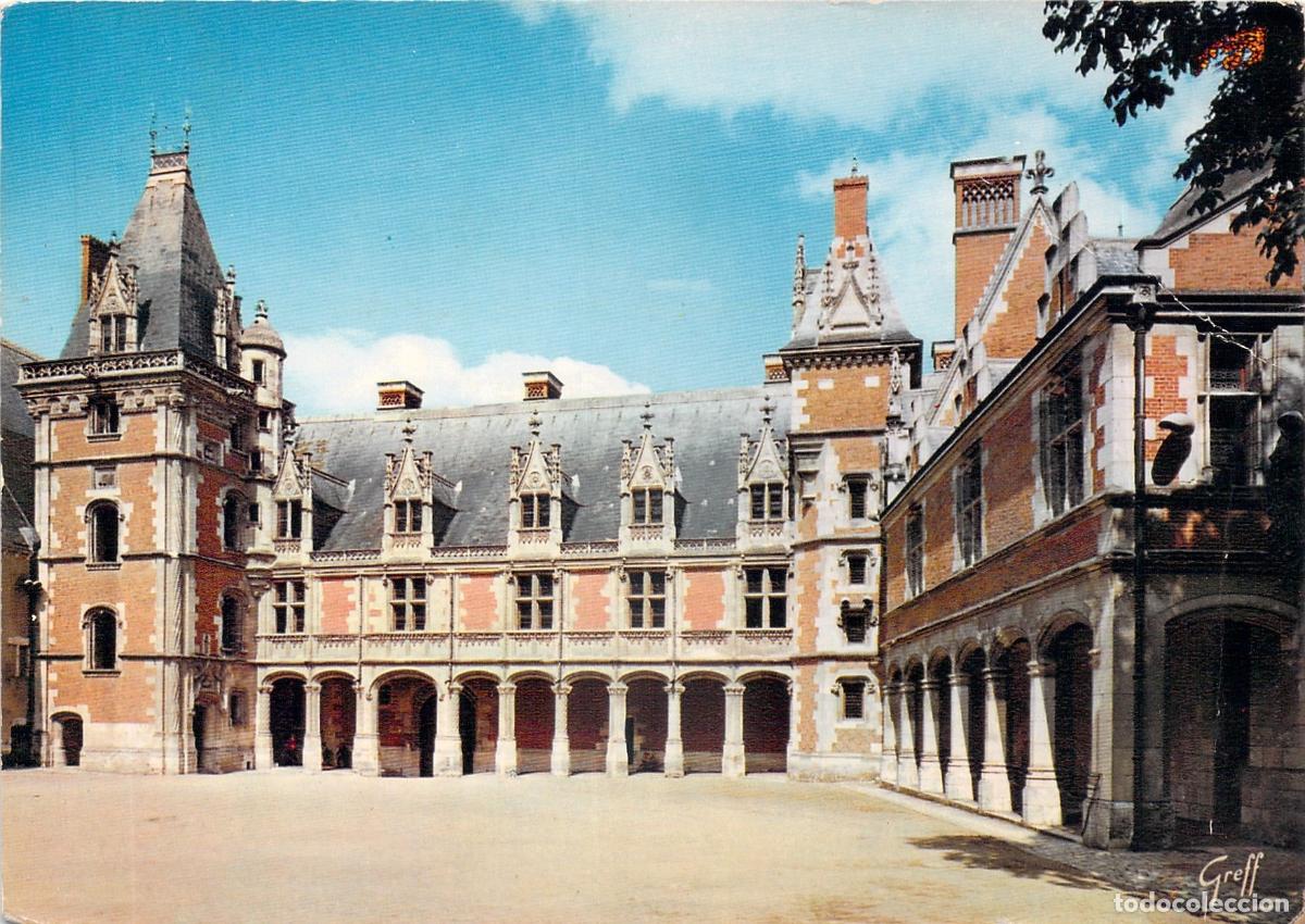 Postales: Postal del Castillo de Blois, Ala de Luis XII, Francia