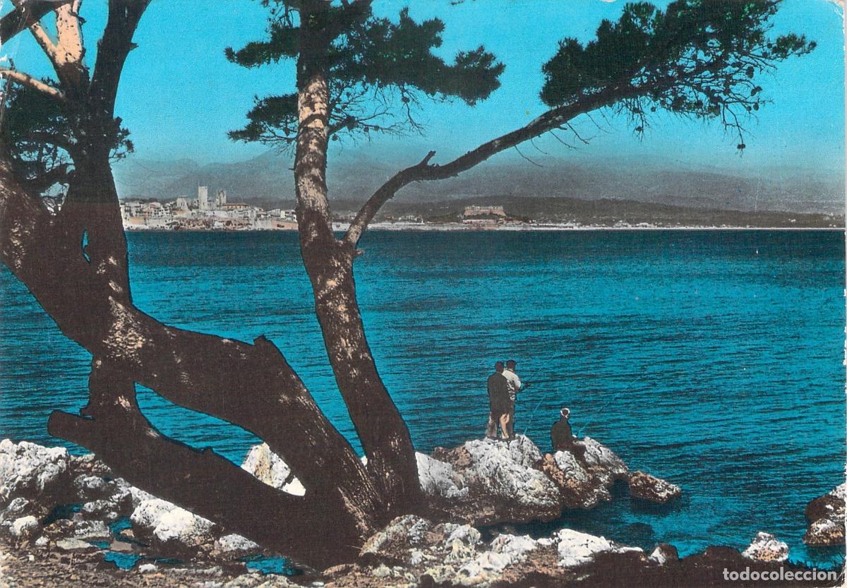 Postales: Postal de Antibes con Vista General desde el Cabo