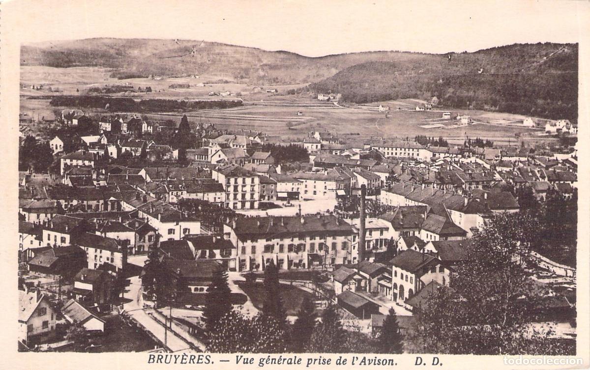Postales: Postal de Bruy&egrave;res, Vista General desde el Avison, Vosges
