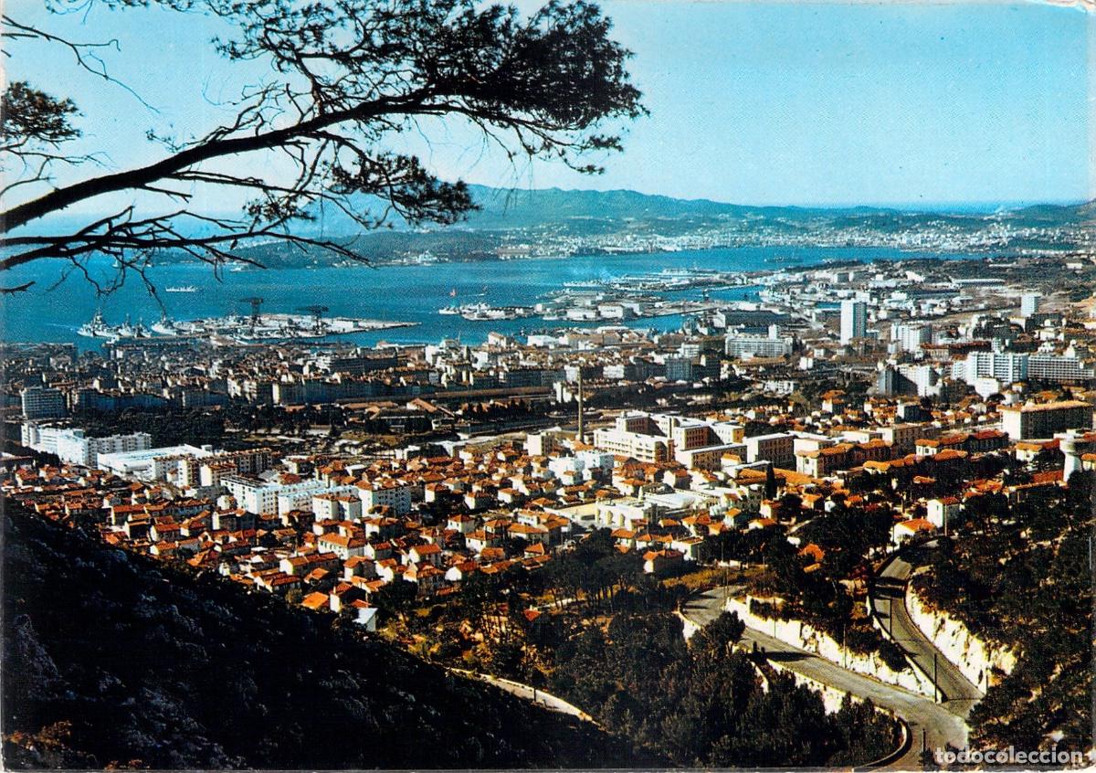 Postales: Postal de Toulon Vista Panor&aacute;mica de la Corniche du Faron