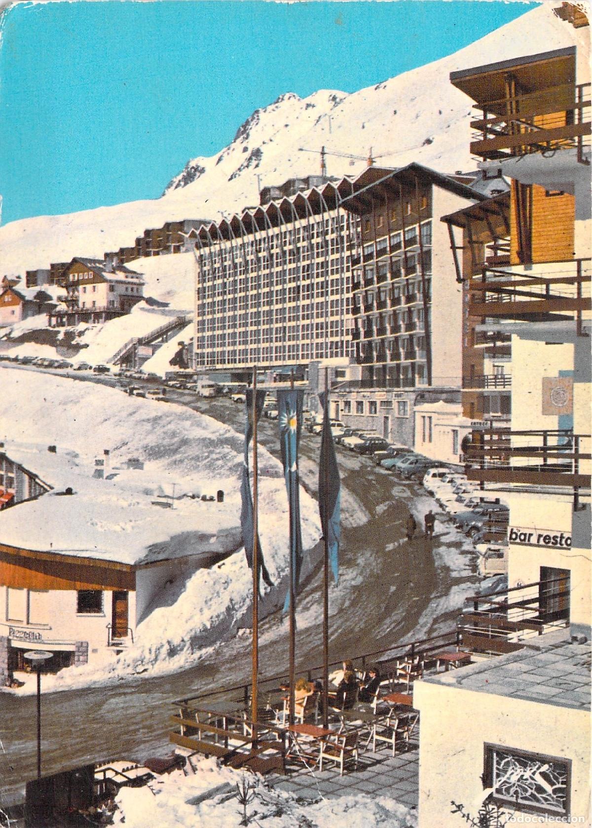 Postales: Postal La Mongie Tourmalet Estaci&oacute;n de Esqu&iacute; Pirineos