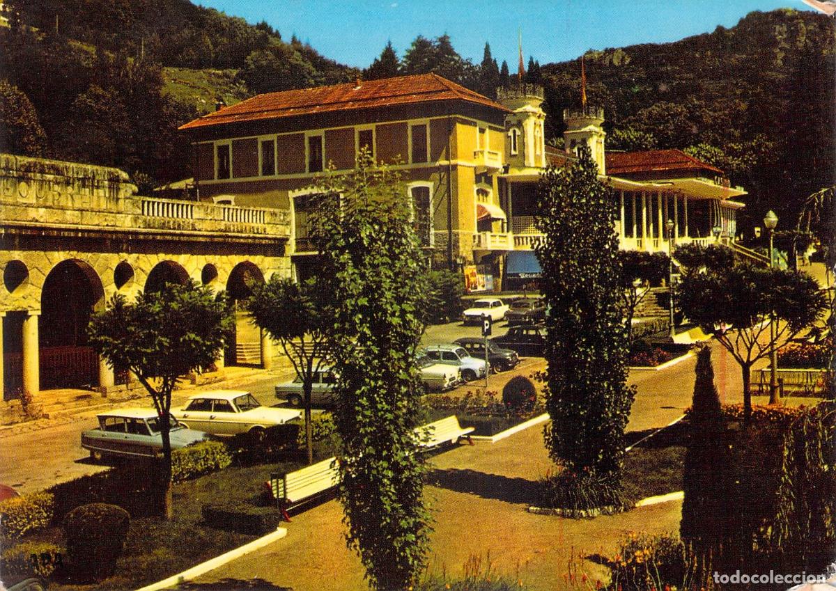 Postales: Postal de Ax-les-Thermes: Paseo de Couloubret y Casino T&eacute;rmico