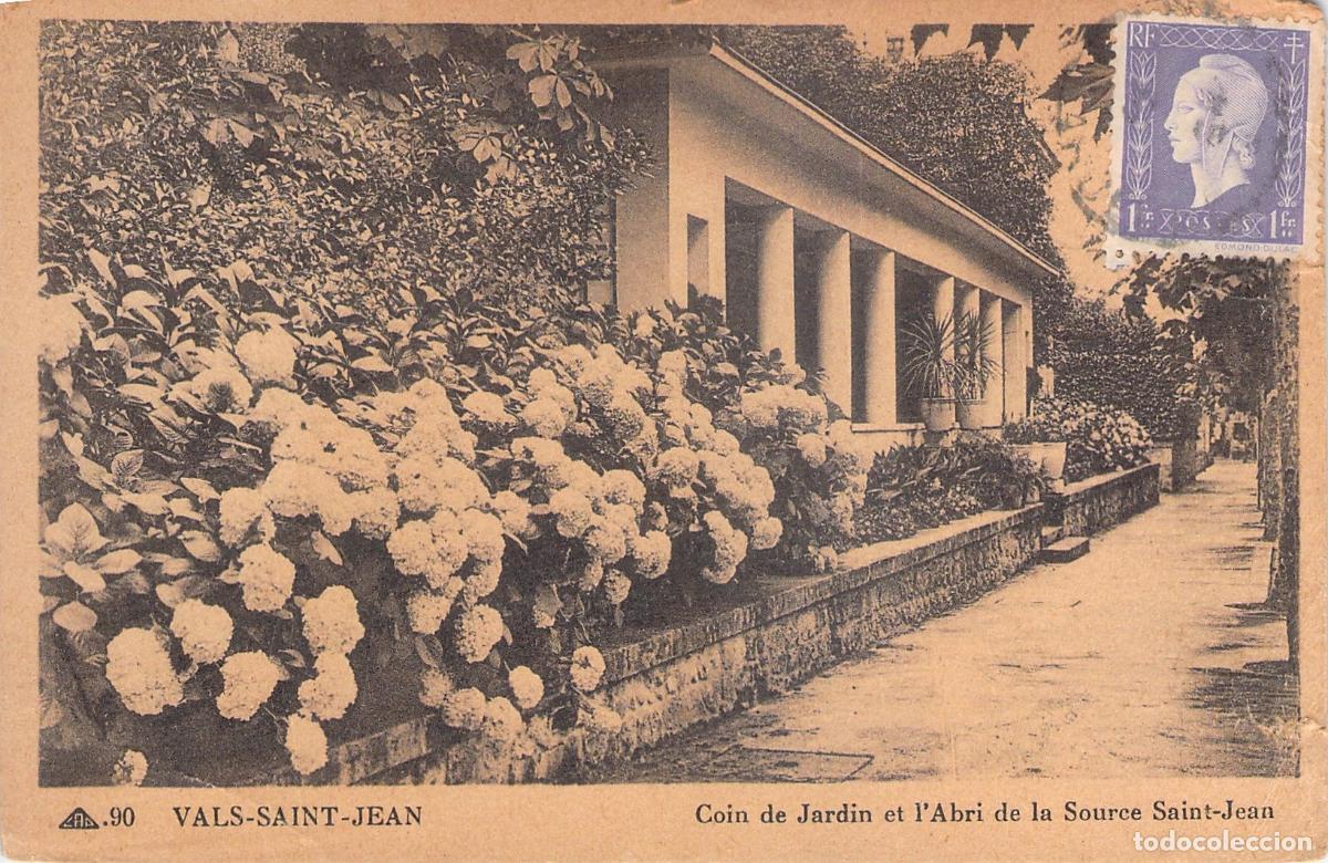 Postales: Postal de Vals-Saint-Jean, Jard&iacute;n y Refugio de la Fuente Saint-Jean