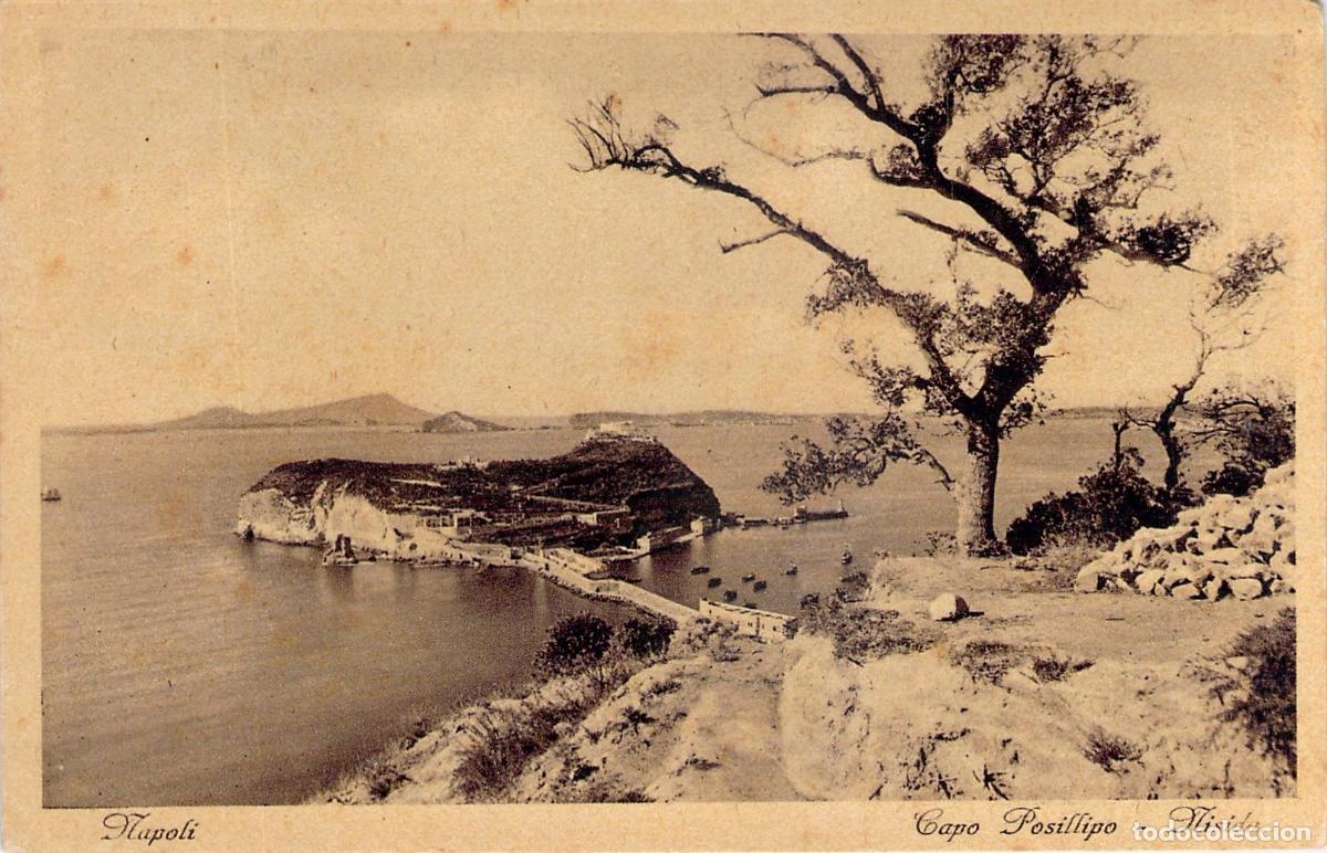 Postales: Postal de N&aacute;poles - Vista de Capo Posillipo e Isla de Nisida