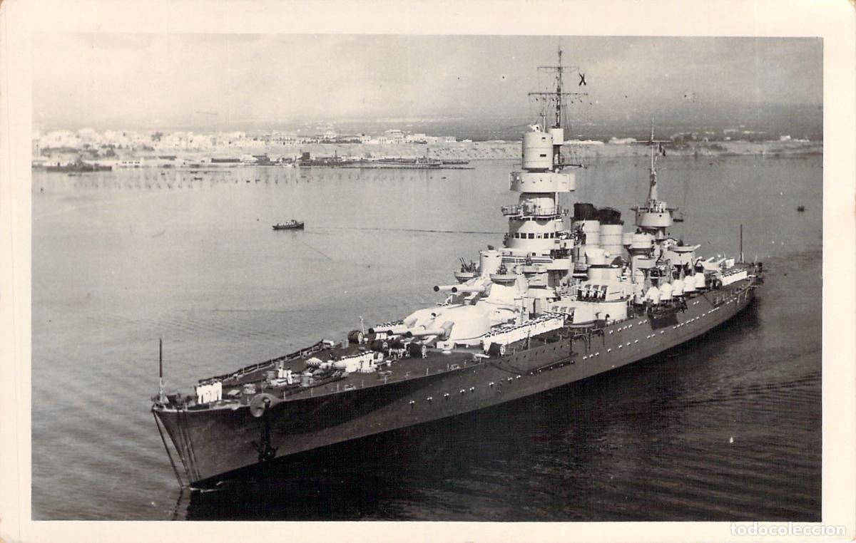 Postales: Postal de Acorazado Militar de la Armada Italiana en Taranto