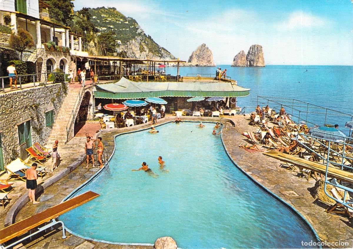 Postales: Postal de Capri Marina Piccola Canzone del Mare Italia