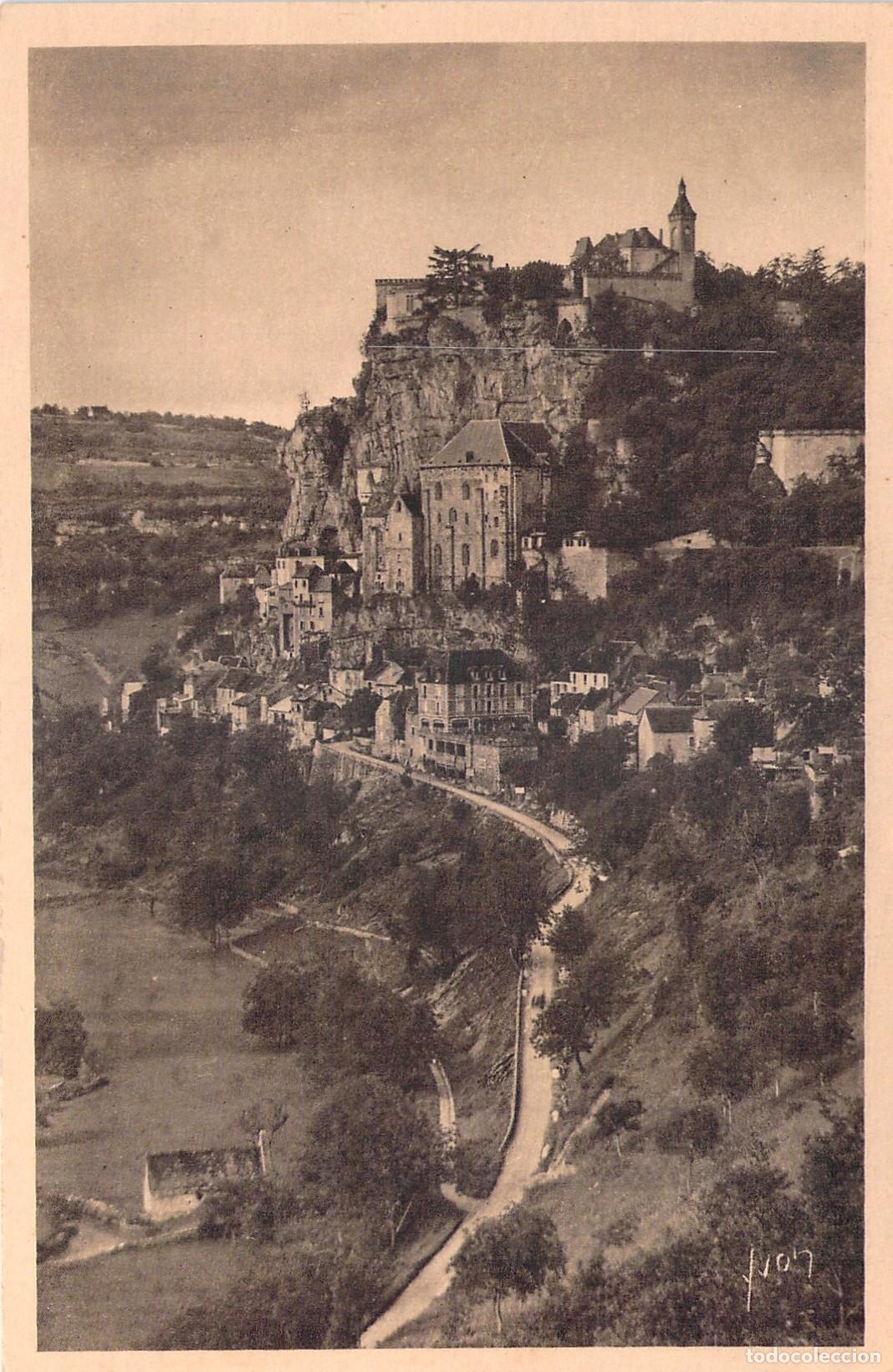 Postales: Postal Rocamadour Francia Vista desde la Ruta del Hospitalet