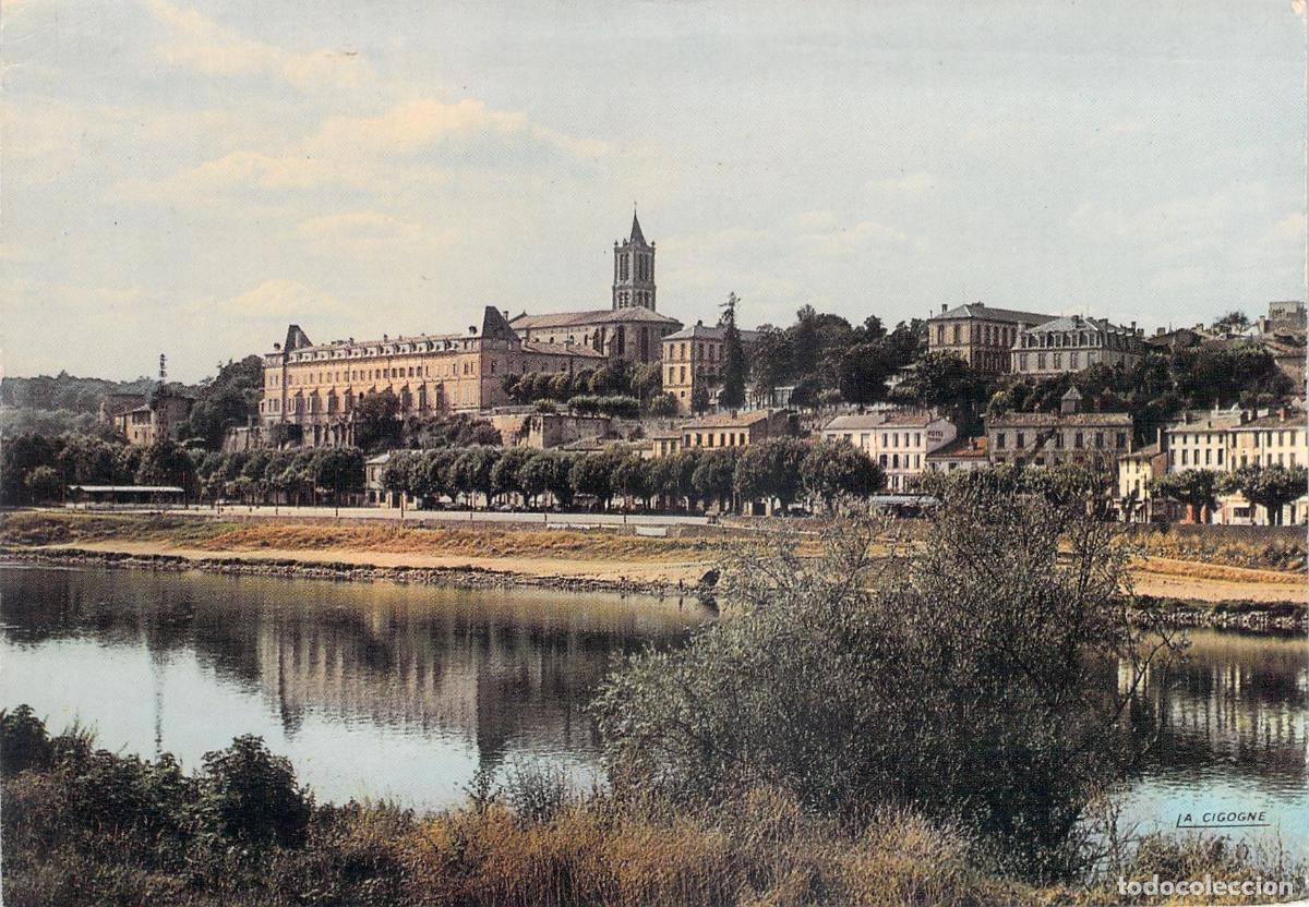 Postales: Postal de La R&eacute;ole con Vista General y R&iacute;o Garona, Francia