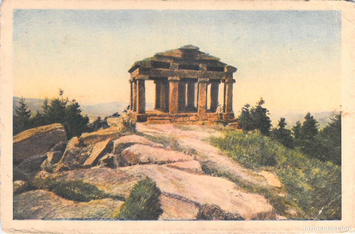 Postales: Postal del Templo del Donon, Bajo Rin, Alsacia, Francia