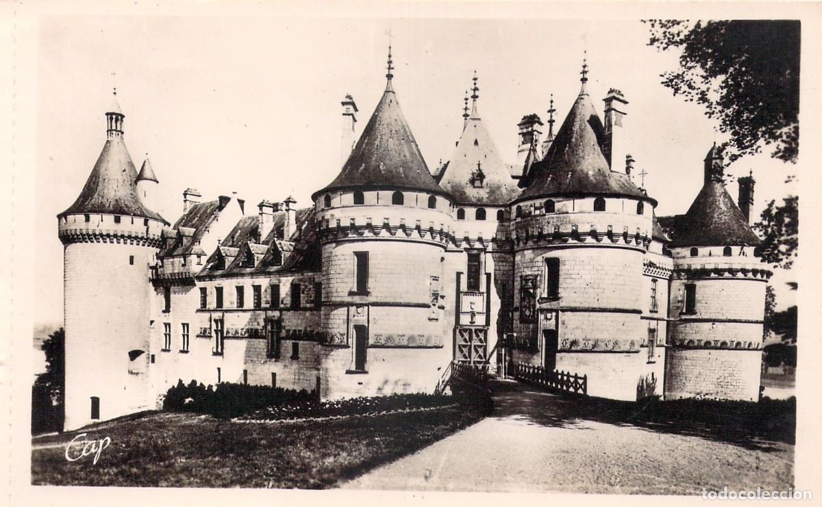 Postales: Postal Castillo de Chaumont Entrada Principal Francia