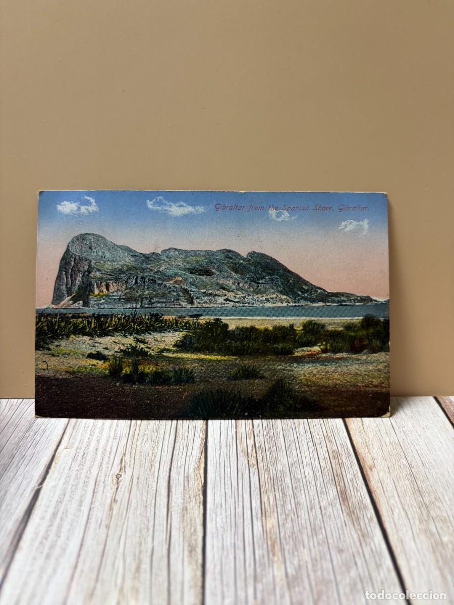 Postales: TARJETA POSTAL. GIBRALTAR. FROM THE SPANISH SHORE.