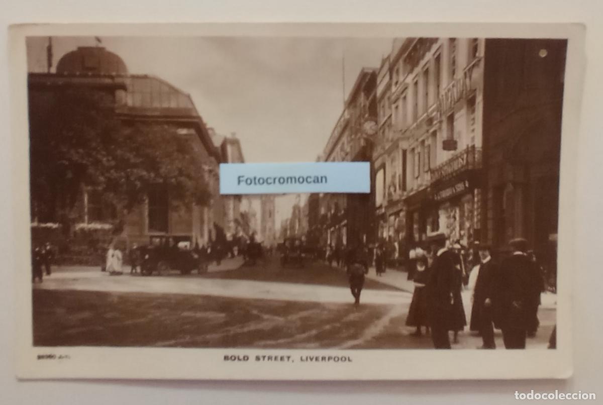 Postales: LIVERPOOL. BOLD STREET. F.G. THOMAS