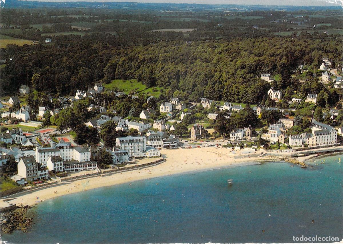 Postales: Postal de la Playa de Sables Blancs, Douarnenez-Tr&eacute;boul, Breta&ntilde;a