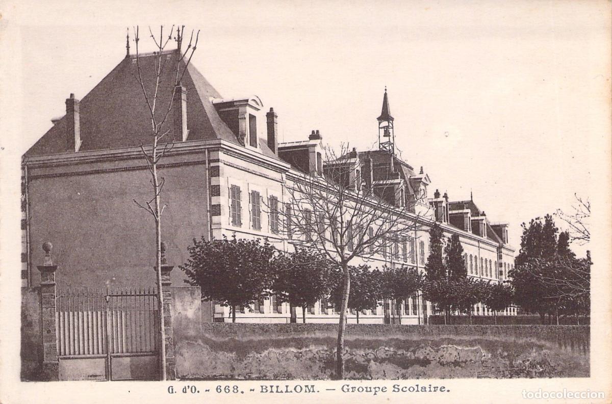 Postales: Postal de Billom - Grupo Escolar, Francia