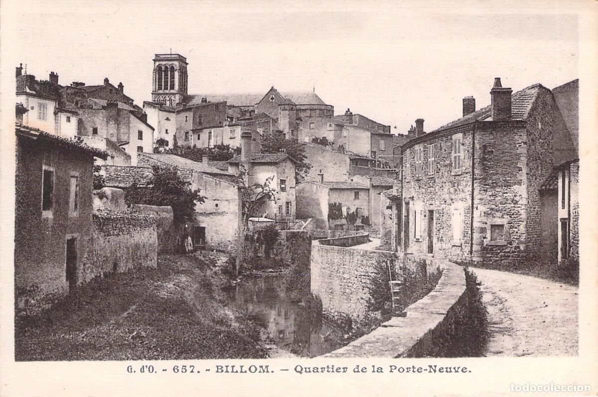 Postales: Postal de Billom, Barrio de la Porte-Neuve, Francia