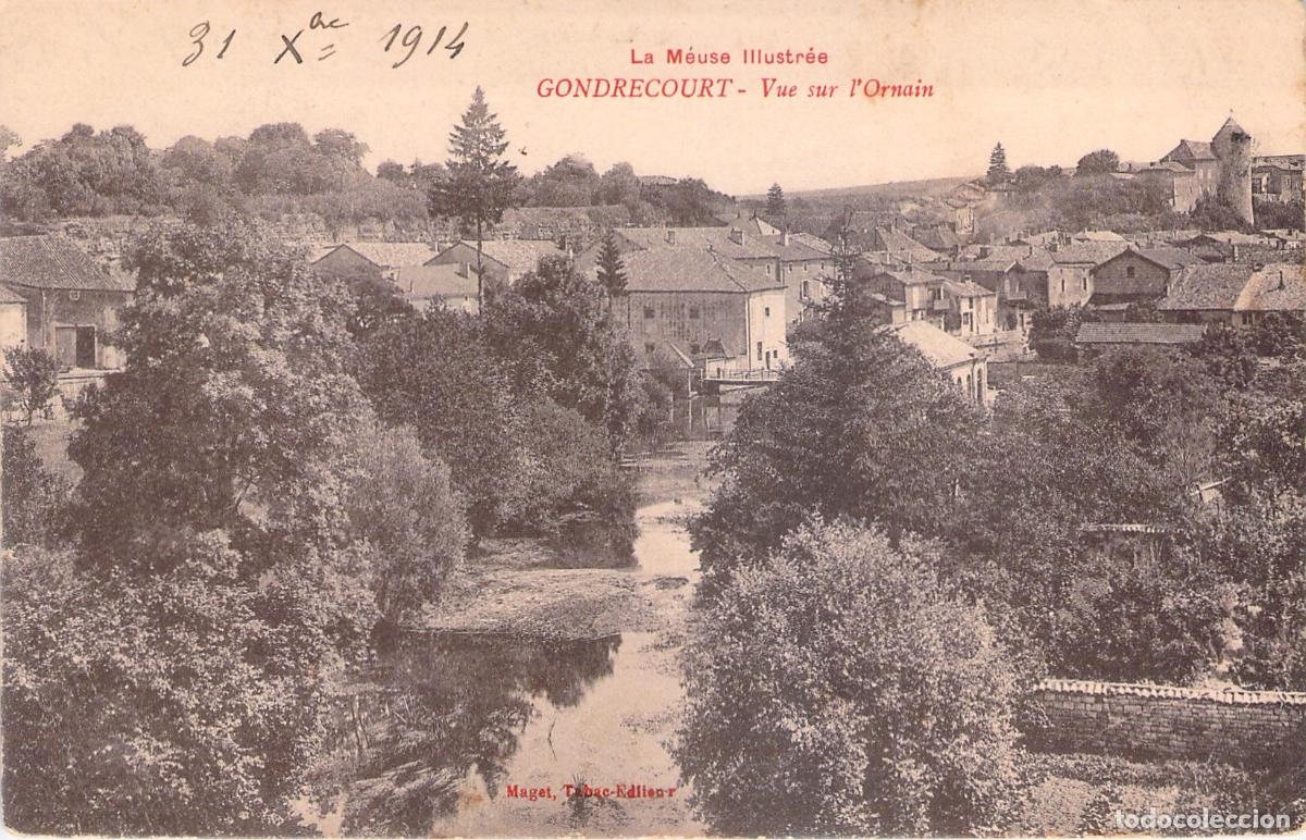 Postales: Tarjeta Postal Gondrecourt Vista sobre el R&iacute;o Ornain Francia