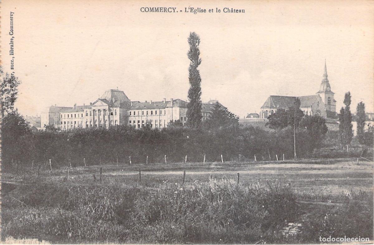 Postales: Postal de Commercy - Iglesia y Castillo, Francia