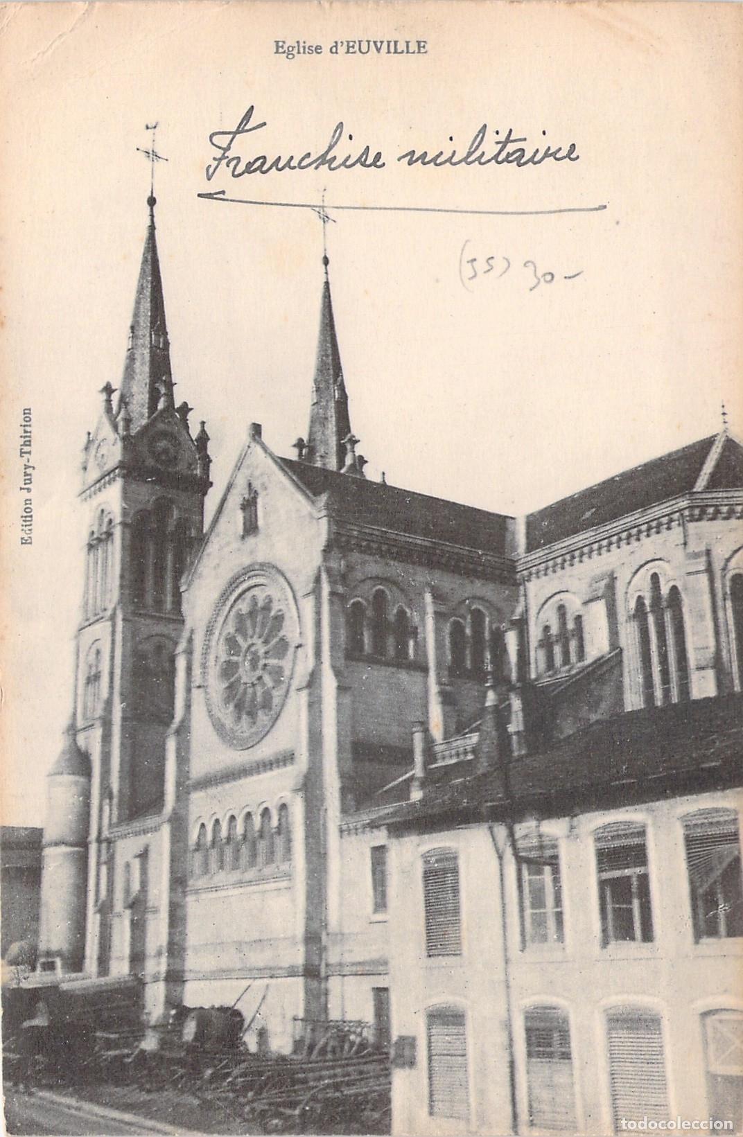 Postales: Postal Iglesia de Euville Francia Arquitectura Religiosa