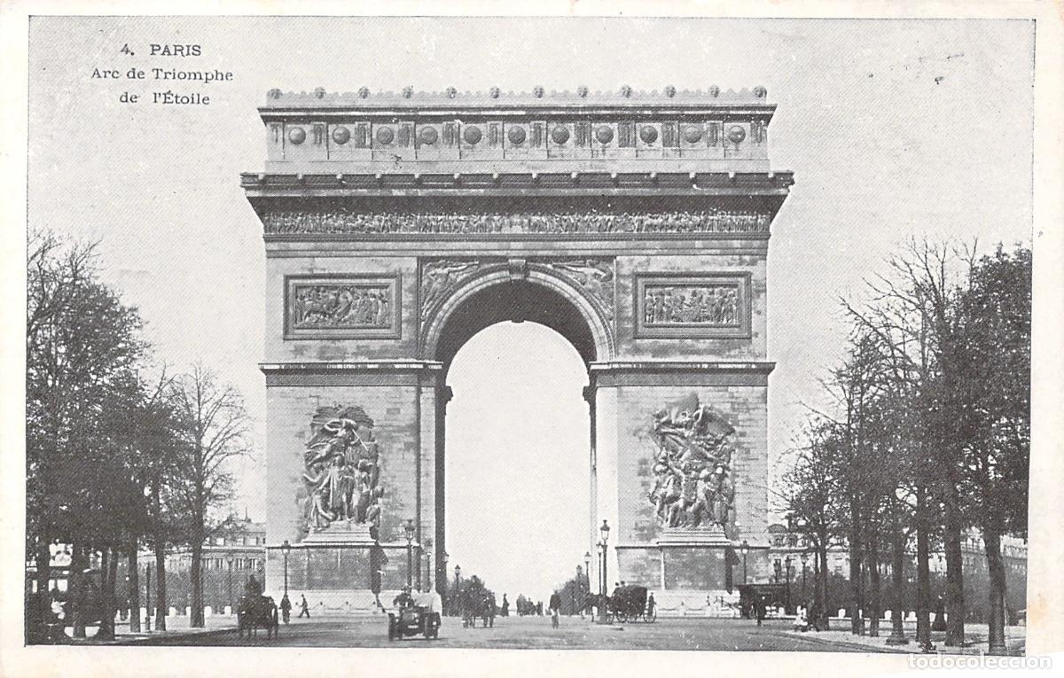 Postales: Postal de Par&iacute;s Francia Arco de Triunfo de l'&Eacute;toile