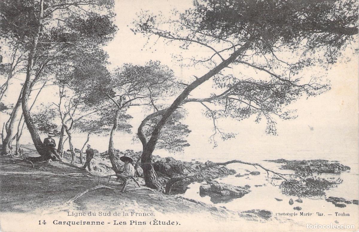 Postales: Postal Paisaje Costero de Carqueiranne Les Pins Francia