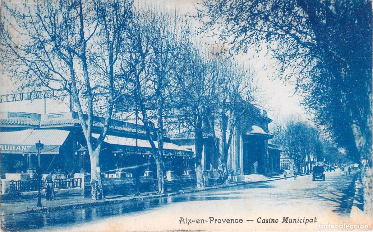 Postales: Postal de Aix-en-Provence - Casino Municipal y Restaurante