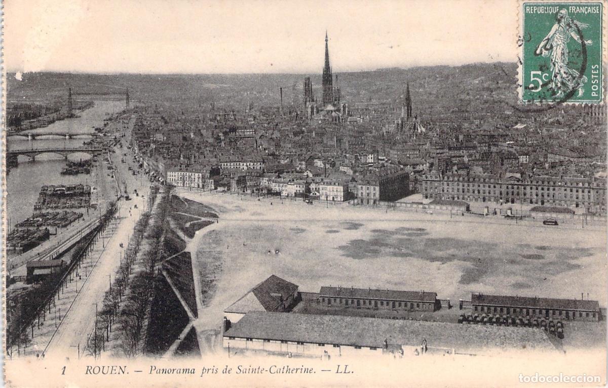 Postales: Postal de Rouen Panorama desde Sainte-Catherine