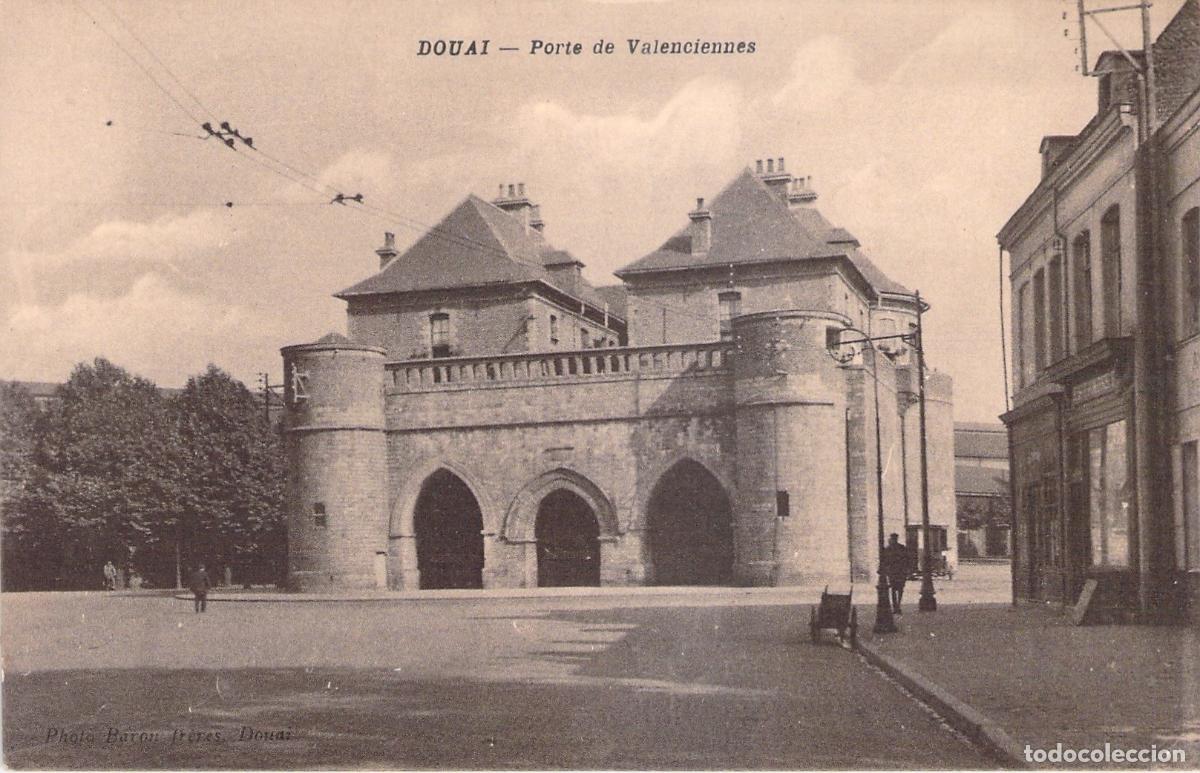 Postales: Postal de Douai - Porte de Valenciennes, Francia