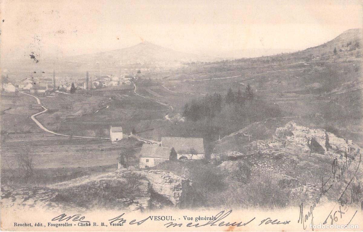 Postales: Postal Antigua de Vesoul - Vista General de la Ciudad y Paisaje