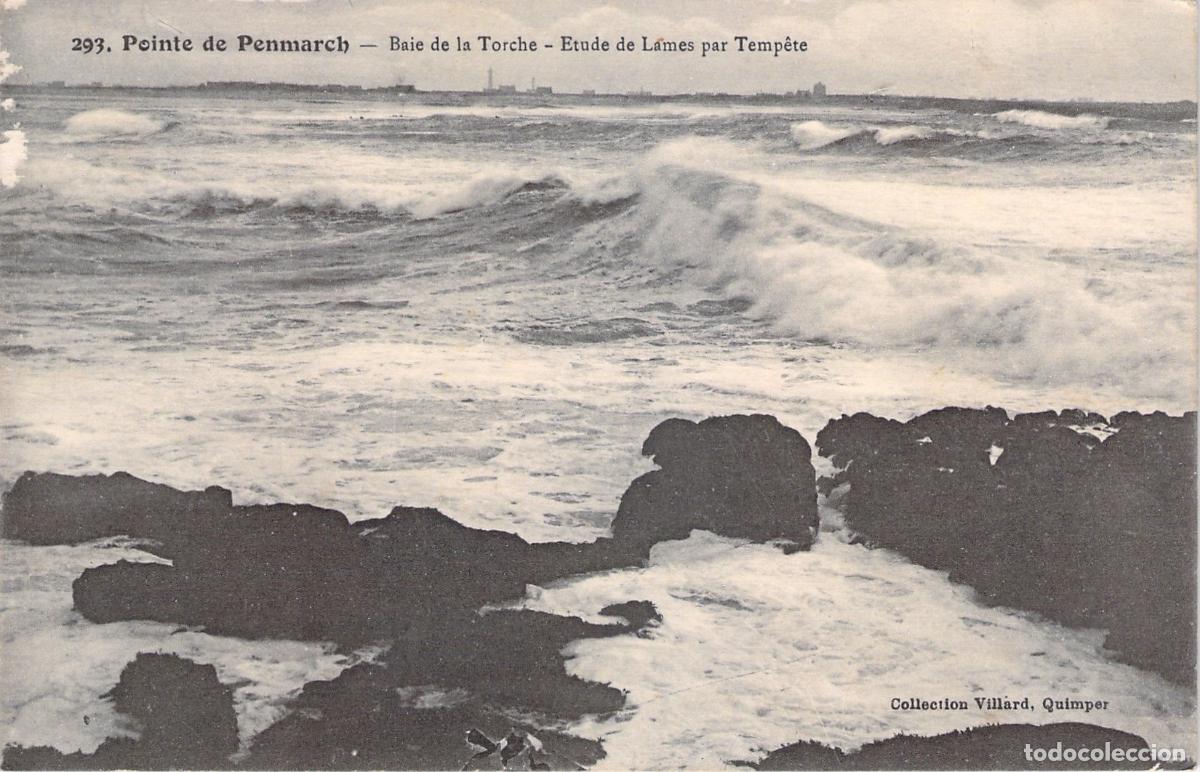 Postcards: Postal de Pointe de Penmarch, Baie de la Torche en Breta&ntilde;a