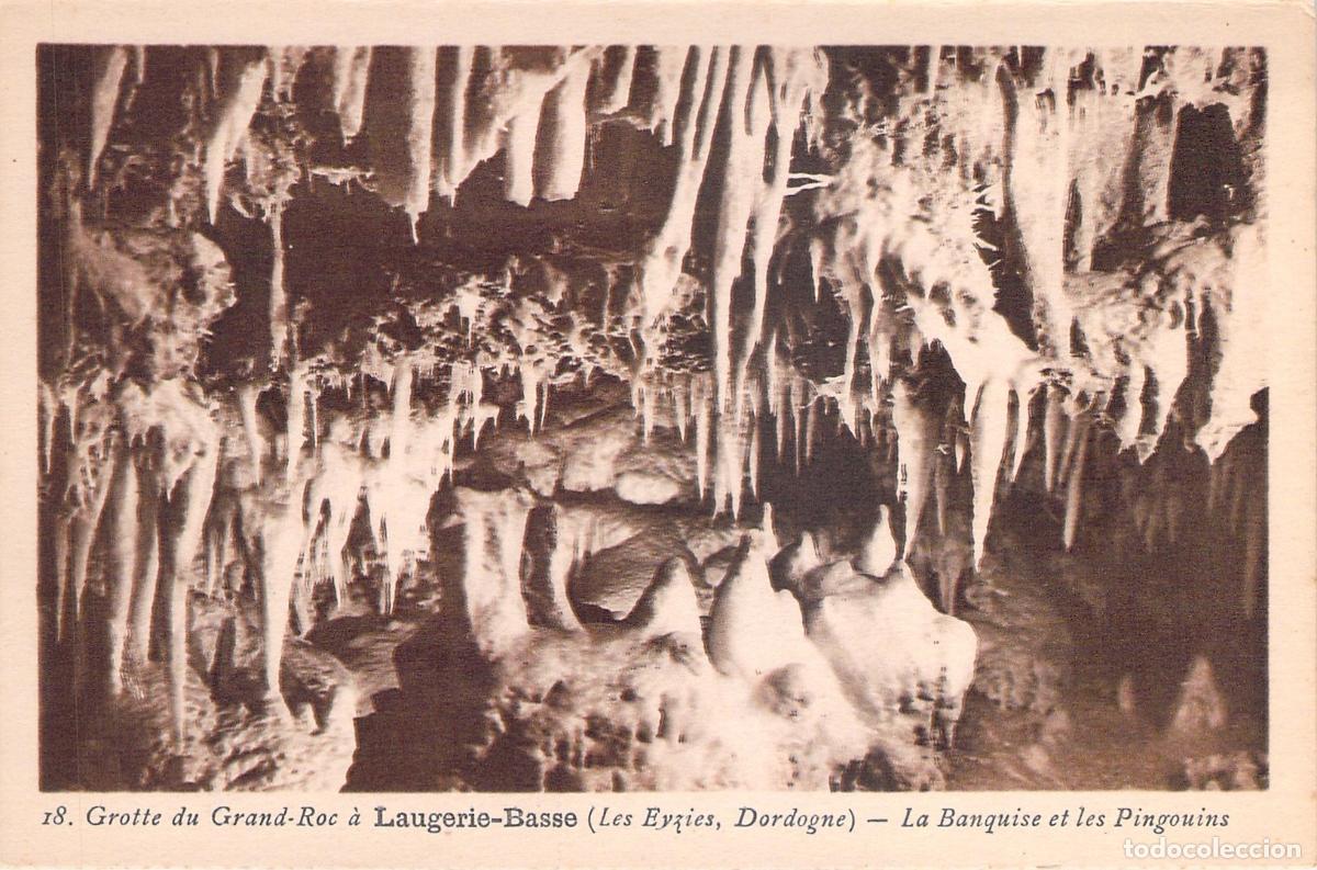 Cartoline: Postal de la Cueva Grotte du Grand-Roc en Laugerie-Basse, Francia
