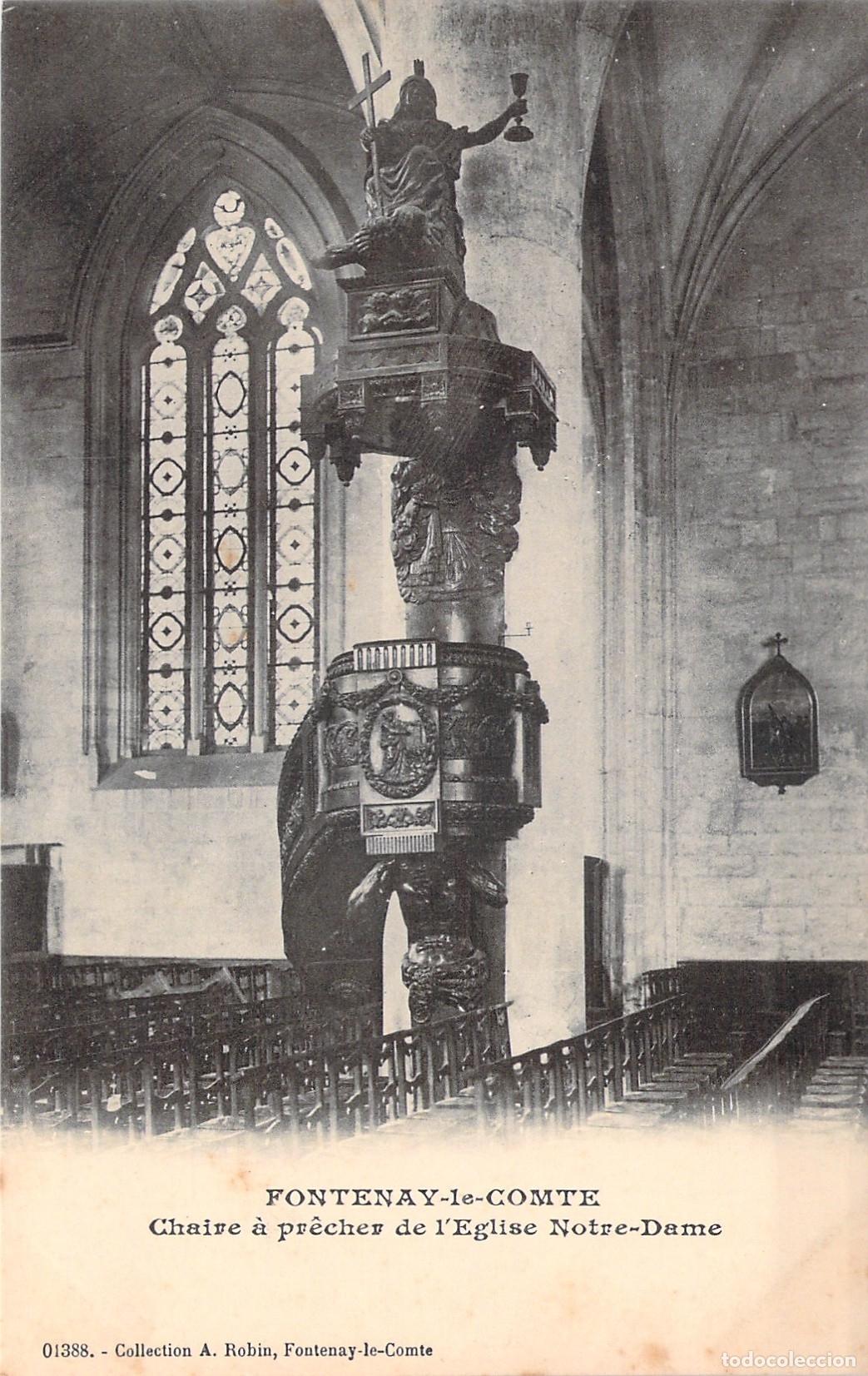 Cartoline: Postal de la Iglesia Notre-Dame en Fontenay-le-Comte