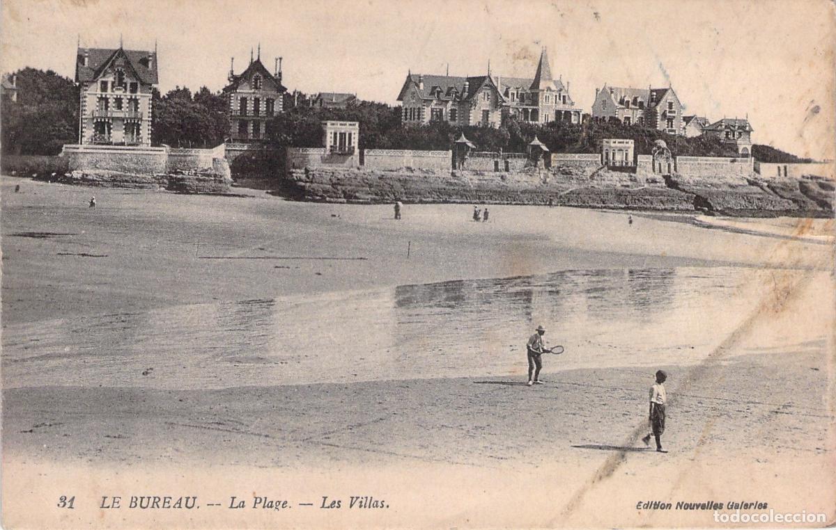 Cartoline: Postal de la Playa Le Bureau y sus Villas en Saint-Palais-sur-Mer