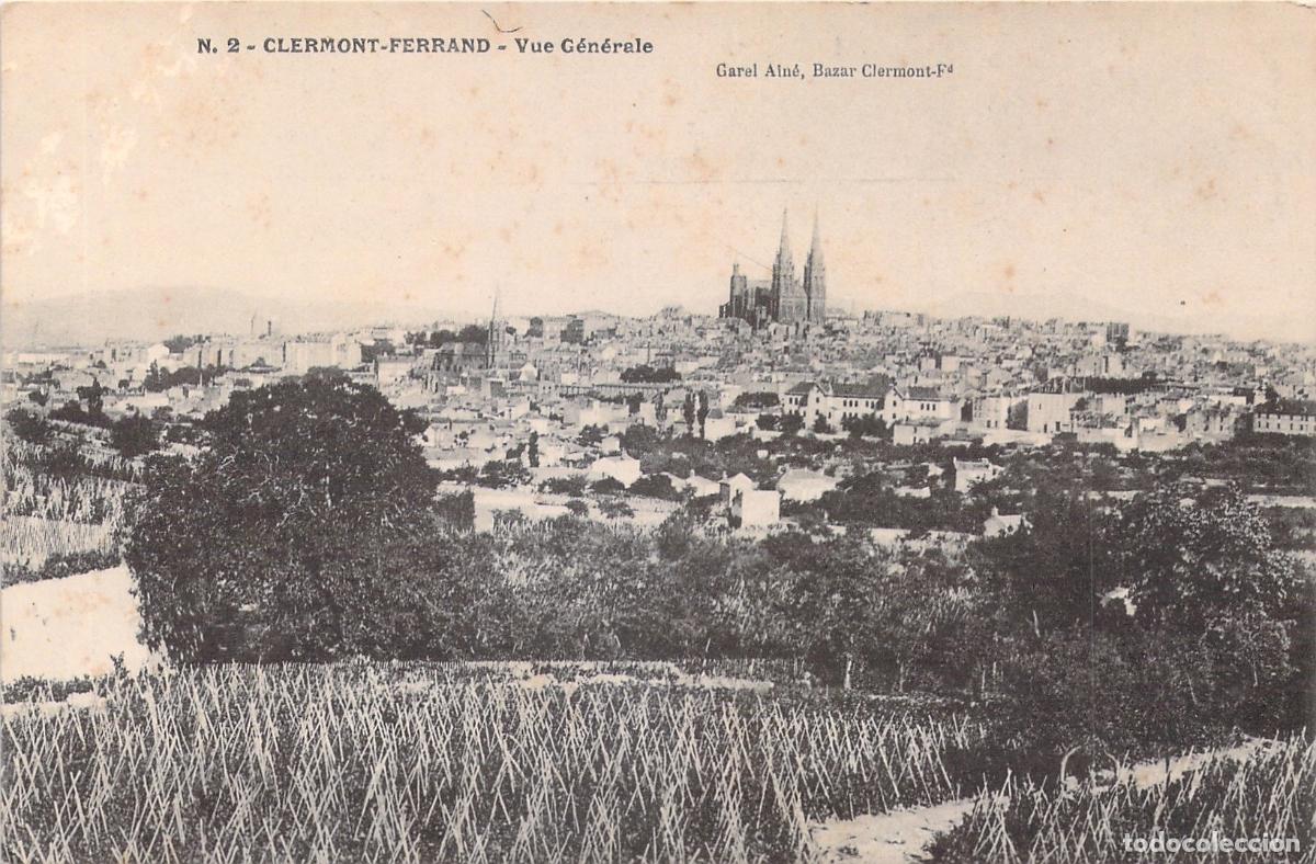 Cartes Postales: Tarjeta Postal Clermont-Ferrand Vista General Catedral
