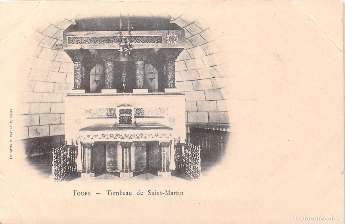 Cartes Postales: Postal de la Tumba de San Mart&iacute;n en Tours, Francia