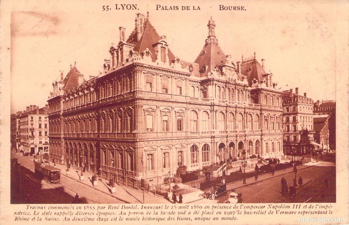Cartes Postales: Postal de Lyon - Palais de la Bourse, Francia