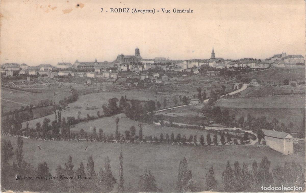 Cartes Postales: Postal de Rodez, Francia - Vista General de Aveyron