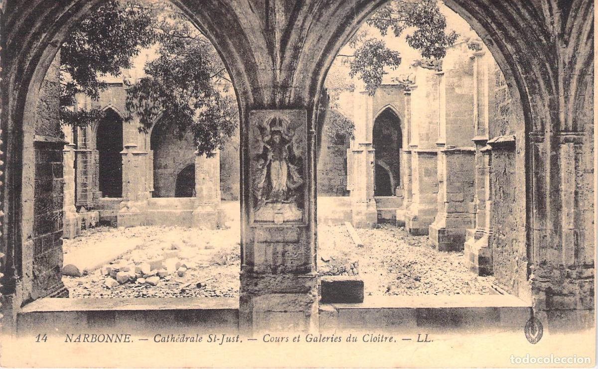 Postcards: Postal del Claustro de la Catedral de San Justo en Narbonne