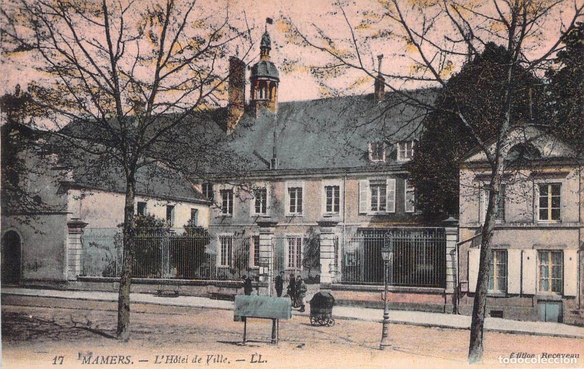 Postales: Postal de la alcald&iacute;a de Mamers L'H&ocirc;tel de Ville Sarthe